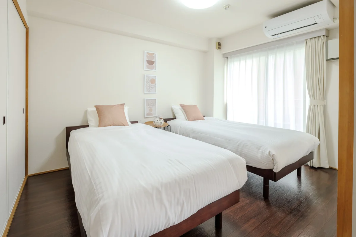 シングルベッド2台のお部屋