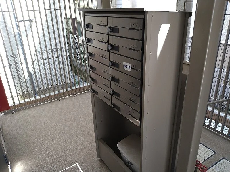 集合ポスト　ダイヤル錠付き