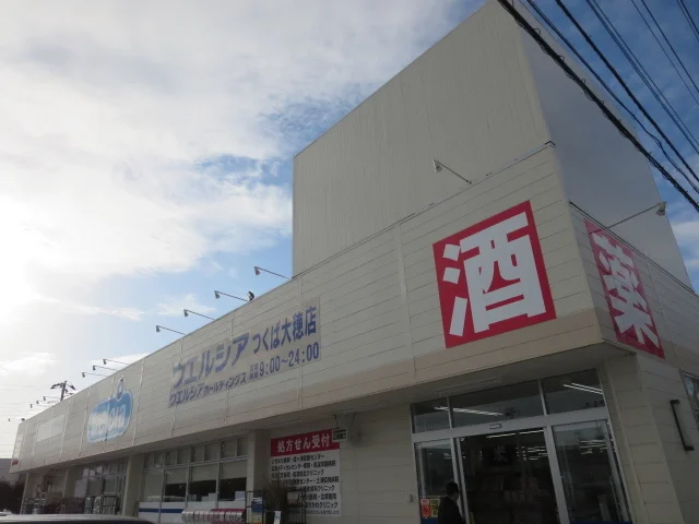 ウエルシアまで1300m