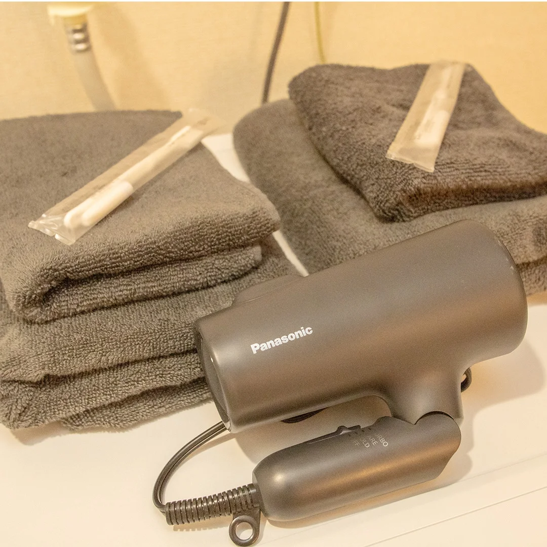 ドライヤー、タオルセット