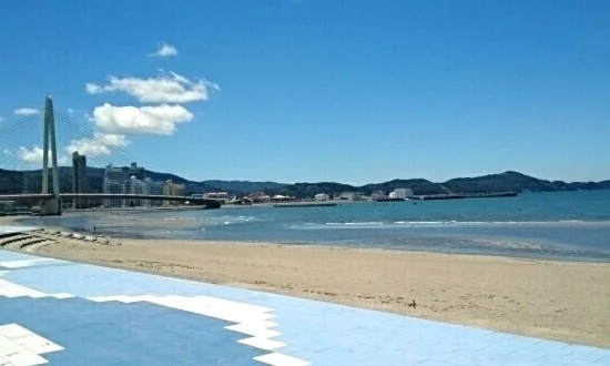 浜の宮海水浴場まで20m