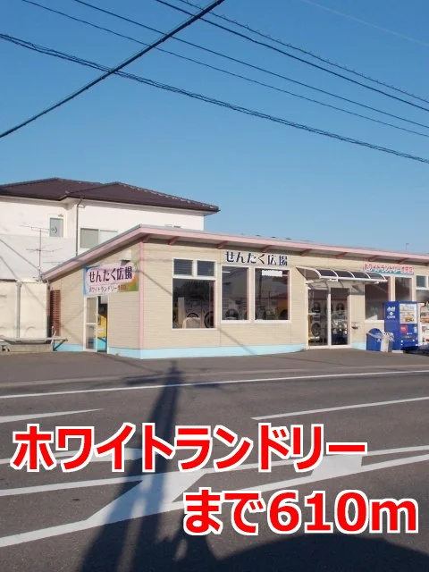 ホワイトランドリーまで610m