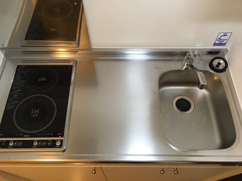 広い調理スペースもあり、料理好きの方にオススメです。