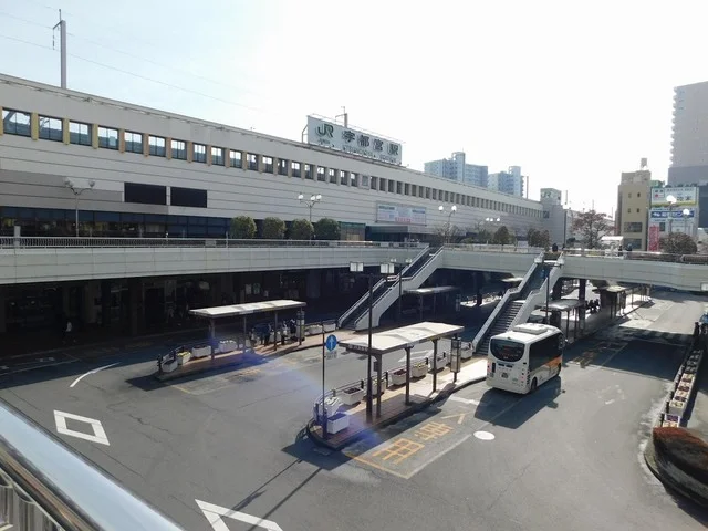 JR宇都宮駅まで1600m