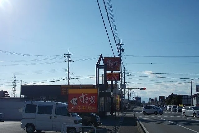 すき家長浜インター店様まで650m