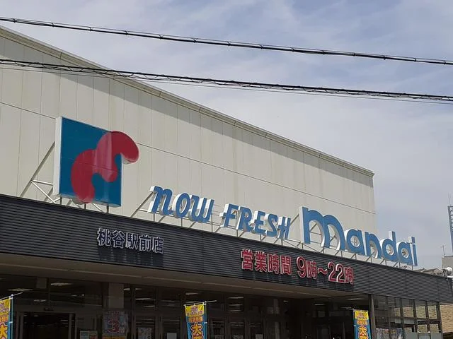 万代様まで414m