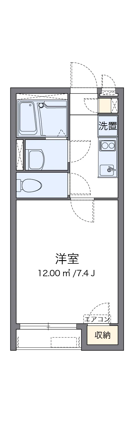 代表的な間取のため実際の間取とは異なる場合があります