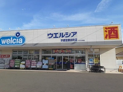 ウエルシア宇都宮鶴田町店まで300m