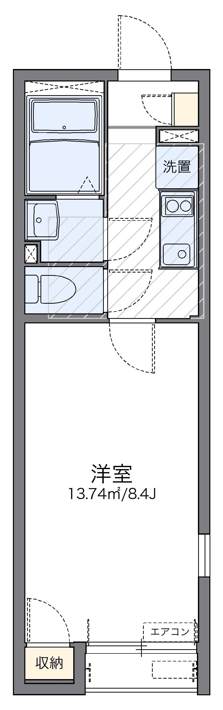 代表的な間取のため実際の間取とは異なる場合があります