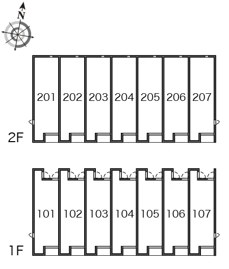間取り配置図です。