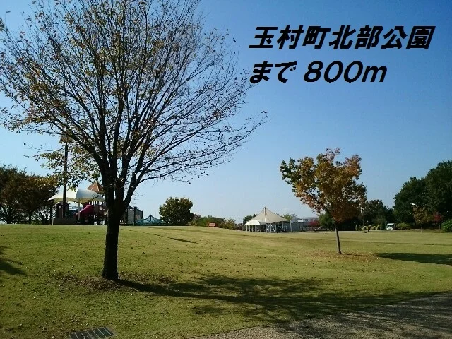 玉村町北部公園まで800m