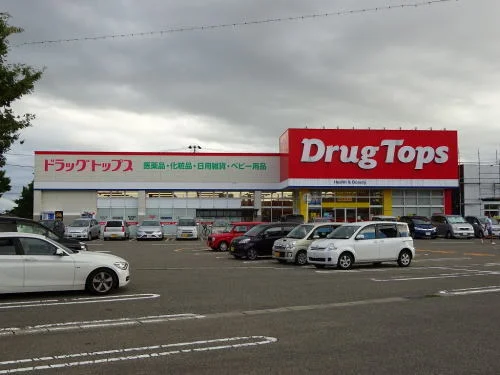 ドラッグ トップス 河渡店まで500m
