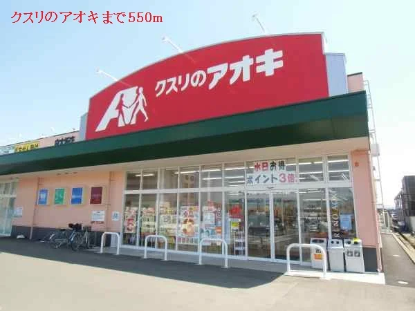 クスリのアオキまで550m