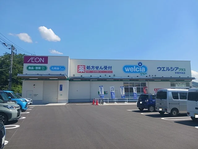 ウエルシアプラスまで1500m