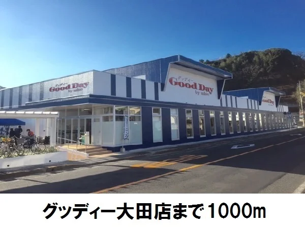 グッディー大田店まで1000m