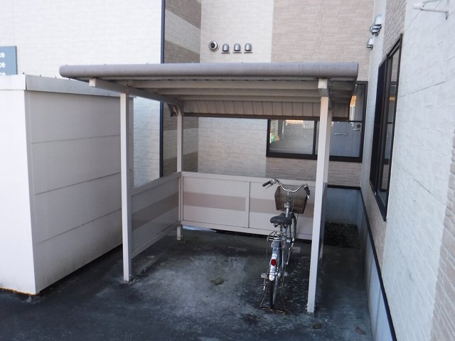 駐輪場です