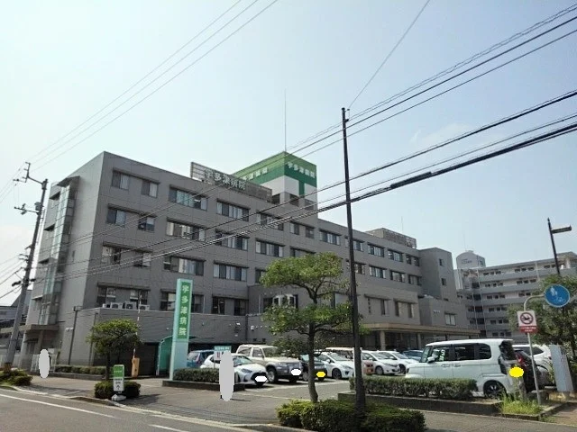 宇多津病院まで4100m