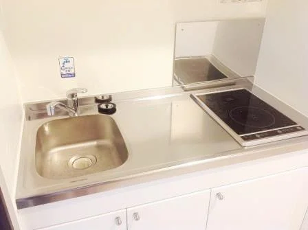 調理スペースのある広々としたキッチンです！