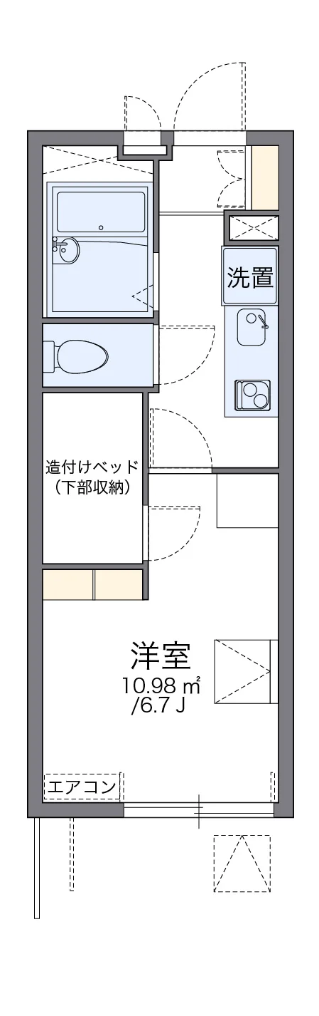 代表的な間取のため実際の間取とは異なる場合があります