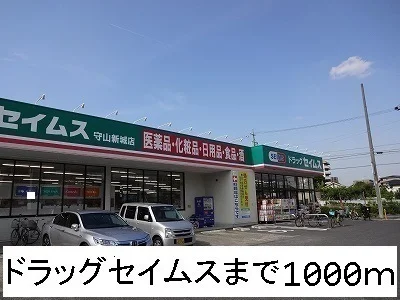 ドラッグセイムスまで1000m