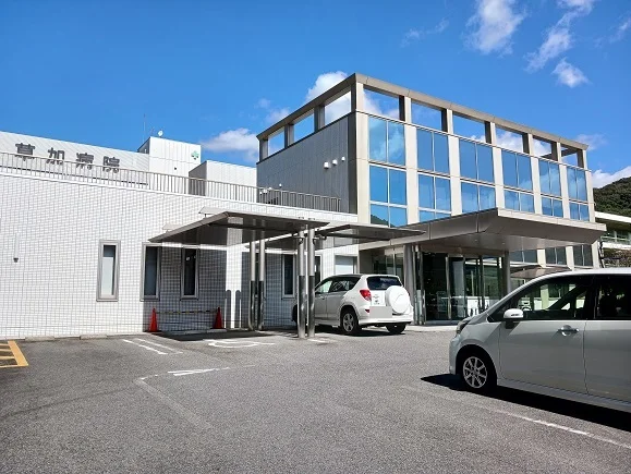 草加病院さんまで1350m