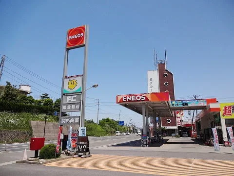 エネオスまで2400m