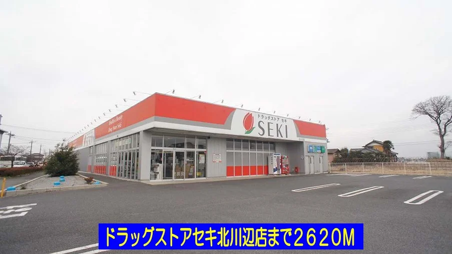 ドラッグストアセキ北川辺店まで2620m