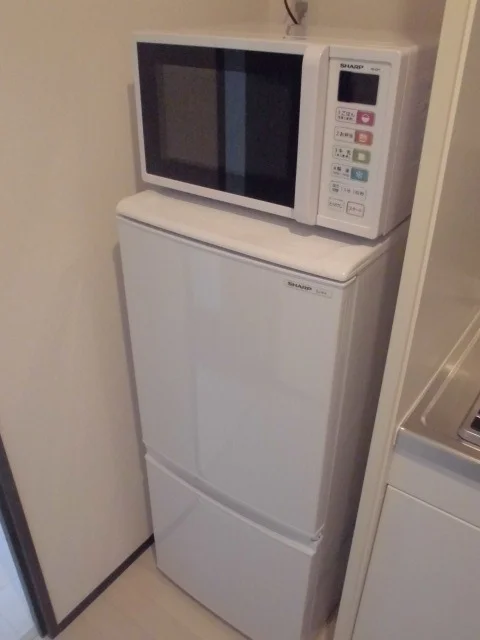 冷蔵庫・電子レンジ。