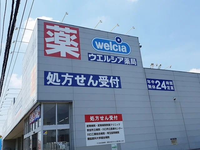 ウエルシア川口峯店まで350m
