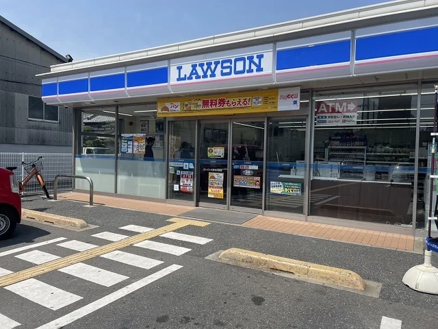 ローソン寺川西店様まで350m