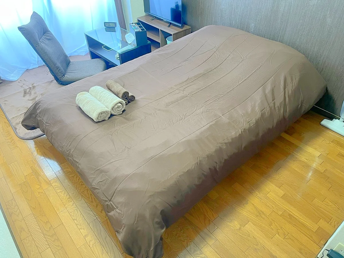 ベッドはダブルサイズをご用意しています🛏