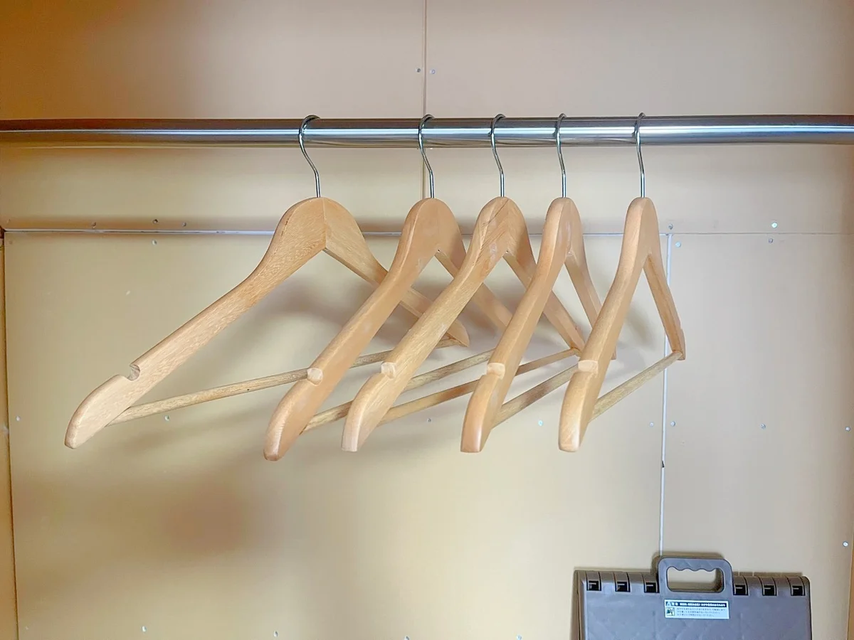 ハンガーもご用意しているのでぜひご利用ください👚