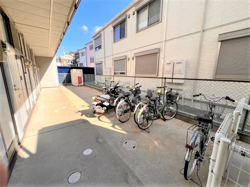 駐輪スペースです。