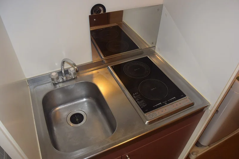 ラジエントヒーターで安全♪