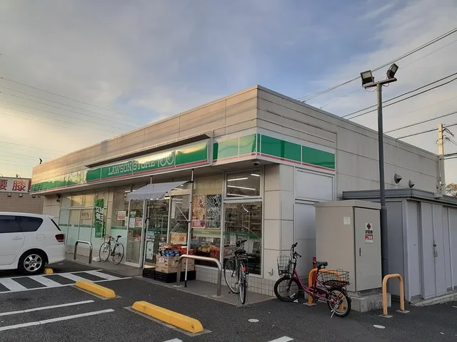 ローソン100まで637m