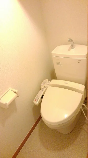 温水便座機能付です！