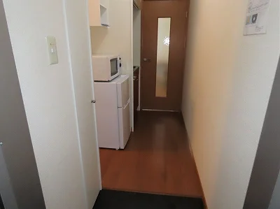 玄関からのアングルです