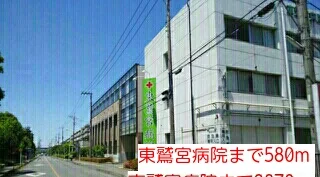 東鷲宮病院まで580m