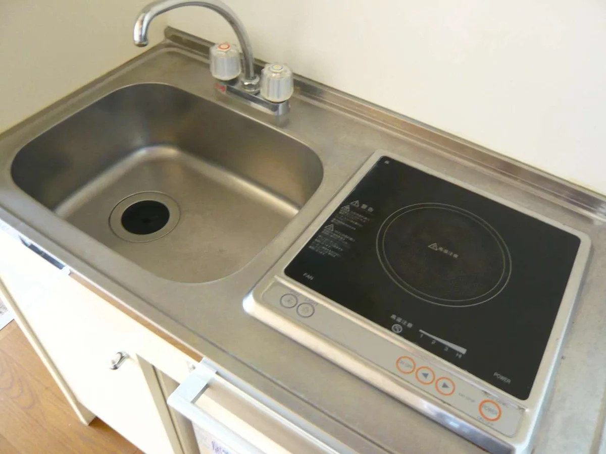 安全設計の電磁調理器♪