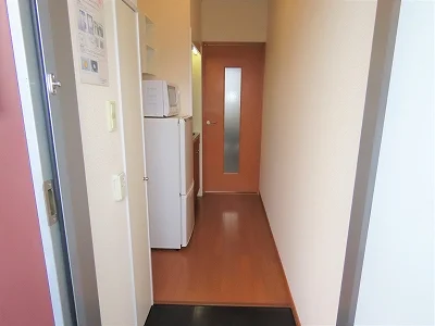 玄関からのアングルです