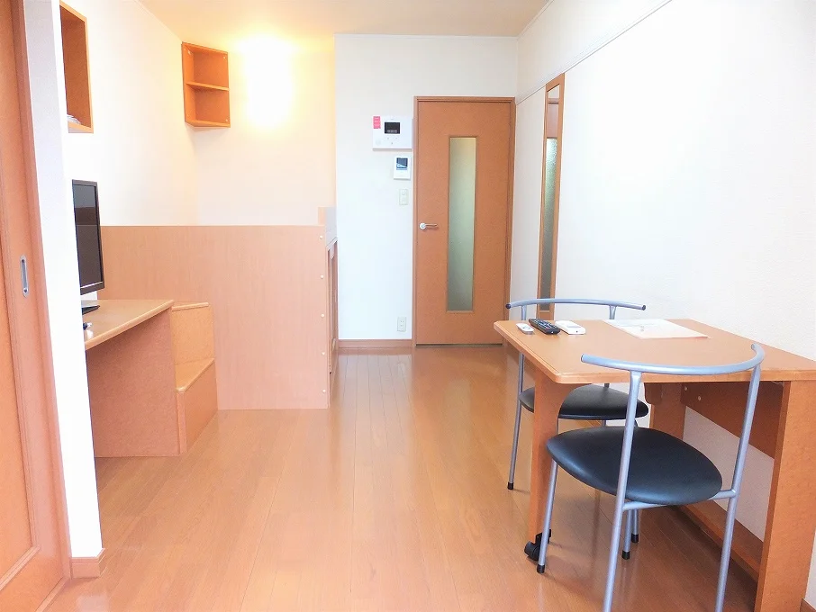 ハイベッドタイプのお部屋です