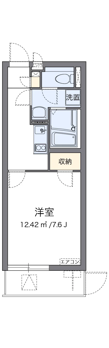 代表的な間取のため実際の間取とは異なる場合があります