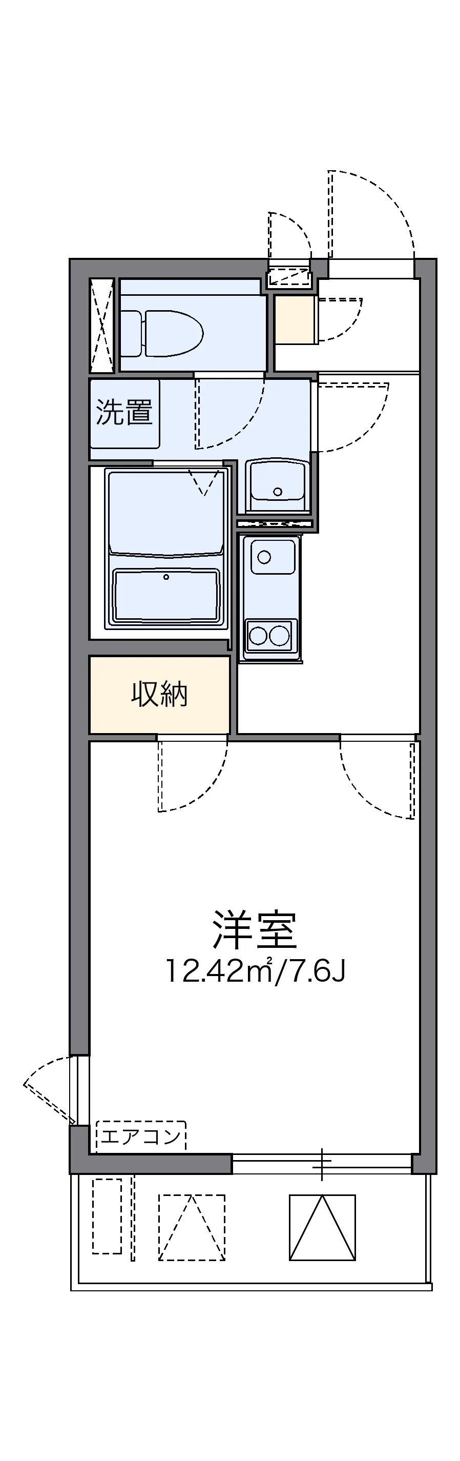 代表的な間取のため実際の間取とは異なる場合があります
