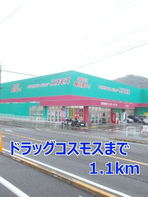 ドラッグコスモスまで1100m