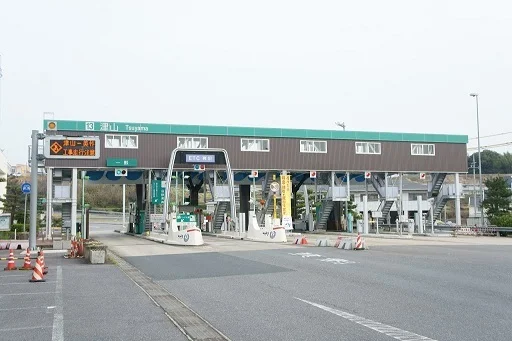 津山インター様まで1300m