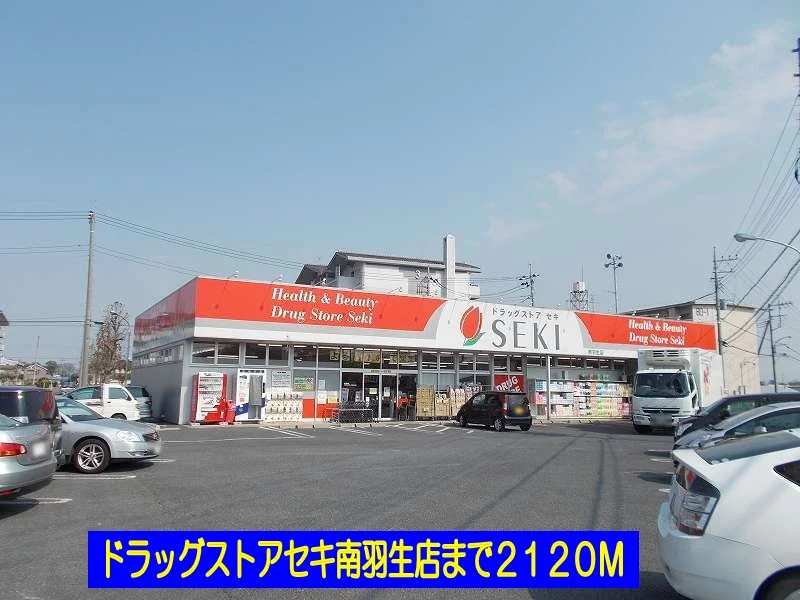 ドラッグストアセキ南羽生店まで2120m
