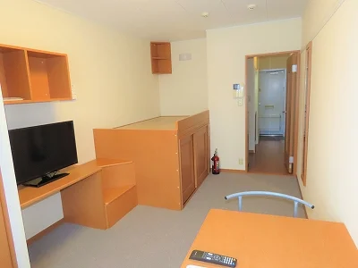 ハイベッドタイプのお部屋です