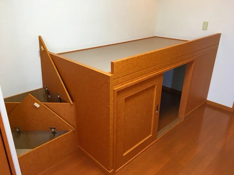 ベットの下も収納できます