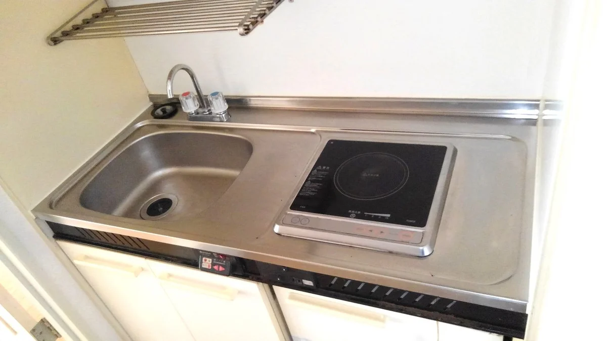 コンパクトなキッチン♪