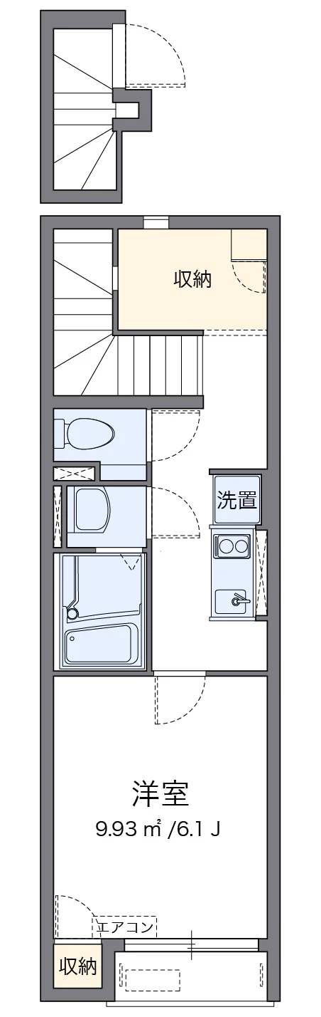 代表的な間取のため実際の間取とは異なる場合があります